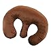 Beauty Salon Breast Pillow Feminine Bolster Breast Pillow for Massage Table, Massage Face Cradle Rest Pillow for SPA Salon, Soft Cotton Fabric - Dark Coffee