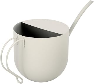 White Watering Can 50oz Stainless Steel for Indoor Plants | Elegant modern watering can for home décor, bonsai collections and stylish indoor plant care with smooth pouring.