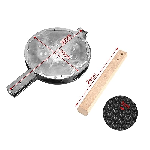 Bubble Waffle Maker Pan, Aluminum Alloy bubble waffle machine Eggettes Pan Non Stick Double Side Egg Waffle Maker for Home Commercial Use by Pwshymi - Image 8