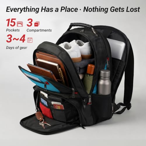 Image of YOREPEK Large Laptop Backpack for Men, Heavy Duty Travel Backpack