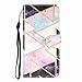 Produktbild Handyhülle für iPhone 11 Pro Handyhülle Schutzhülle Brieftasche Hülle PU Lederhülle Handytasche Leder Flip 3D Gemalt Wallet Case Cover Ledertasche Kartenfach Magnetverschluss Marmor