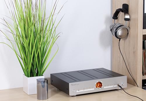 Dynavox Kopfhörerhalter KH-300, Wandhalterung für Headsets, Klebemontage, schonende Silikon-Auflagefläche, schwarz