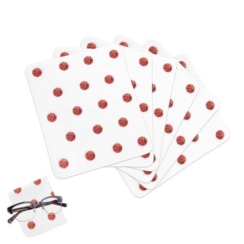 Basketball Microfiber Cleaning Cloth for Glasses Basketball