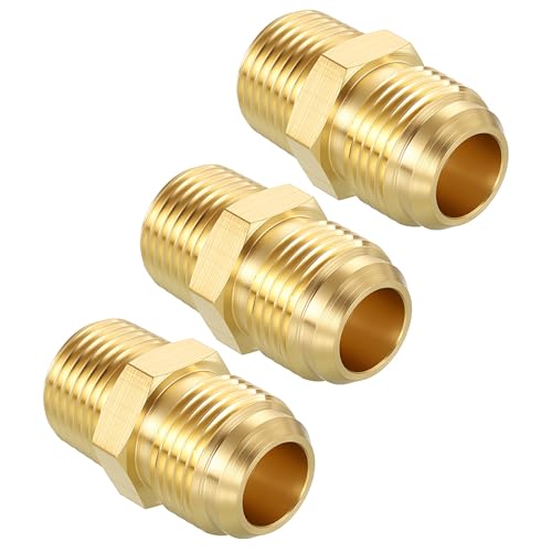Kozelo 3 pack, raccord flare 3/8" mâle vers NPT 1/4" mâle laiton