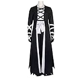 GEGEBABY Kurosaki Ichigo Costume Cloak,Bankai Cloak Anime BLEACH Ichigo Gown,XXL