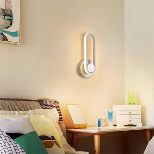 Lámpara de interior LED para pasillo y escaleras con luz regulable negra 7