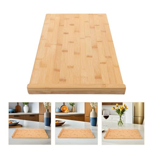 Planche à découper pour évier grand format en bois facile à nettoyer - 6