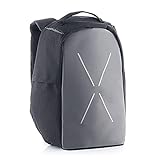 Mochila Antirrobo Impermeable Unisex, 15.6 Pulgadas, Bolsa Negra con Puerto de Carga USB y Cremallera Invisible para Viajes, Trabajo o Estudio, Bolso para Ordenador Portatil, Backpack Multifuncional