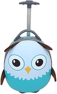 Emmzoe Kids & Toddler 15” Carry On Animal Trolley Hardshell Luggage - Lightweight