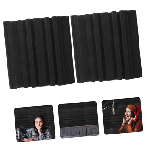 Toyvian 6pcs Paneles Acústicos para Tratamiento de Sonido Aislante de Alta Densidad para Estudio, Oficina y Teatro en Casa miniatura 2