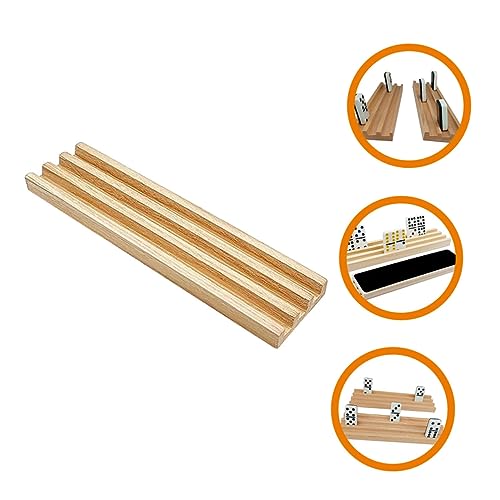 Soporte de Madera para Fichas y Domino Profesional Diseño Pino miniatura 5