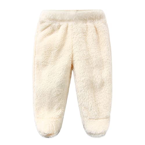Newborn Infant Baby Boy Girl Fleece Jacket Winter Clothes Hooded Coat Tops With Bear Ears Toddler (Beige, 18-24 Months) #TOP2