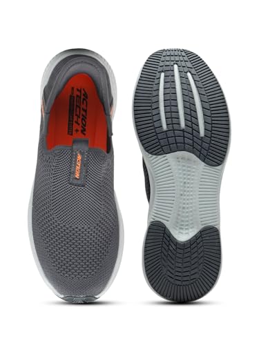 Image of Action | Athleo | WALKER-506 | Lightweight Comfortable Durable | Shoes | Slip-On | Running Shoes | for Men