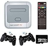 ☺【Rich Classic Games & Emuladores】Más de 50 emuladores y más de 50.000 juegos están preinstalados. Sistema Linux de código abierto, chip S905X actualizado, mejor que RK3326chip, resolvió el problema de caída del marco y puede jugar juegos de 64 bits como PS1, PSP, SFC / N64, DS / MD, MAME, GBC, GBA / GB / FBA / FC etc.