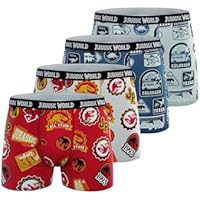 Jurassic World Boxer Infantil 100% algodón, Calzoncillos para