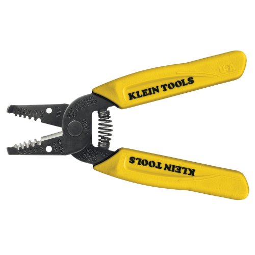 Klein Tools 11045 Wire Stripper/Cutter, Yellow 10 - 18 AWG Solid Wire 6 Pack