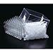 Clear 13-425mm Threaded Vial, 15x45mm, Black Polypropylene Cap, PTFE/Red Rubber Septa, 0.040"