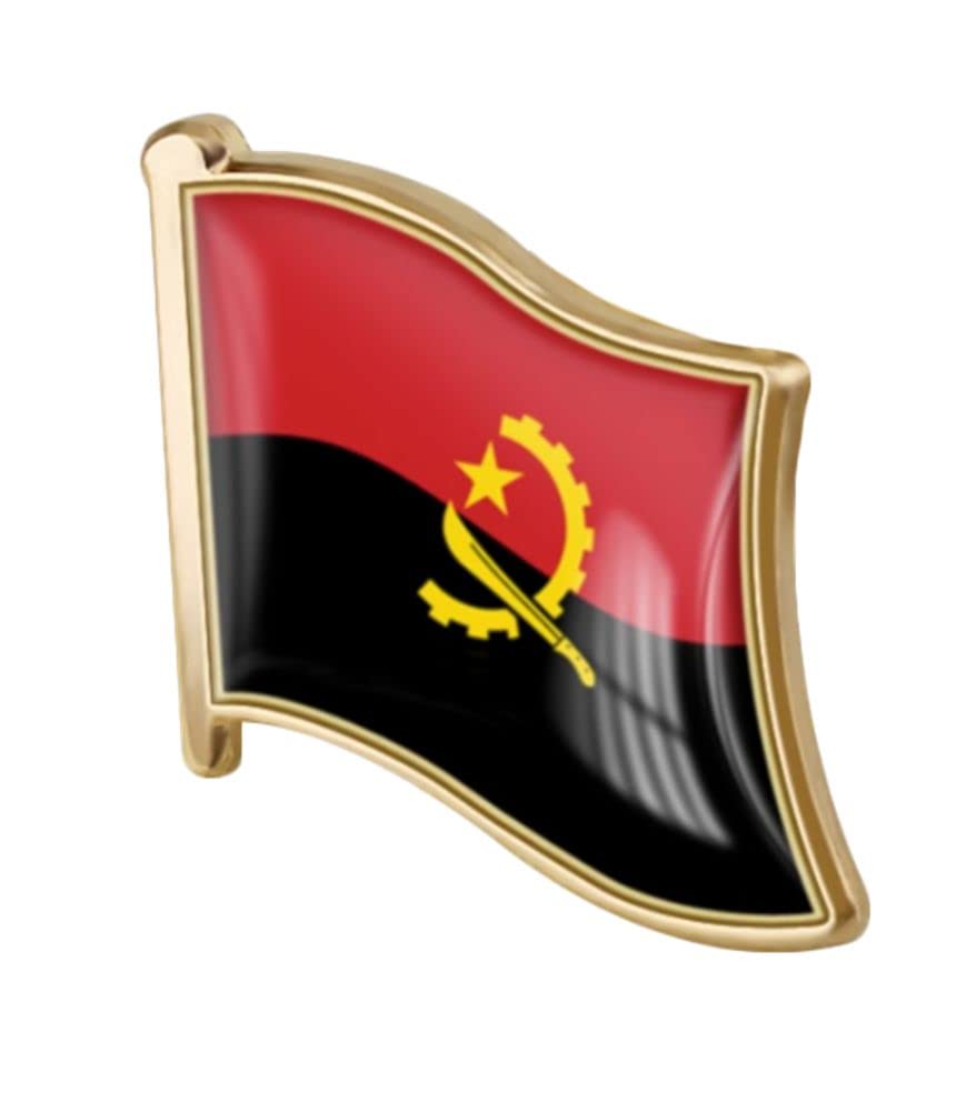vmcoatdu Country Flag Pin Badge International Travel Brooch Metal Alloy Souvenir Pin for Hat Clothes Backpack