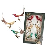 Vielseitig einsetzbar für Advent und Weihnachten – Ob am Baum als Tischdekoration oder als dekoratives Highlight auf Geschenken das Set bringt Glanz in jeden Moment