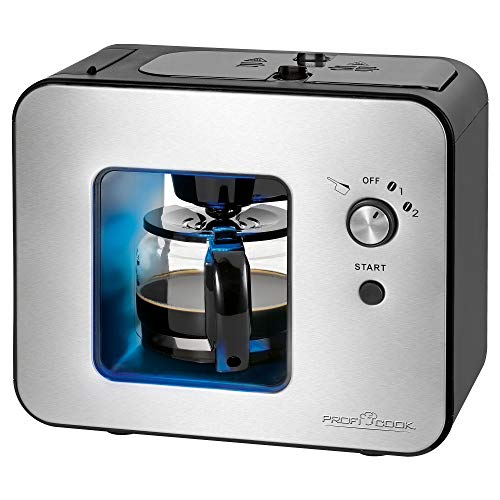 ProfiCook PC-KA 1152 - Cafetera de goteo con mecanismo de molienda y molinillo 2 en 1, 2 ajustes de grado de molido… - Imagen 5