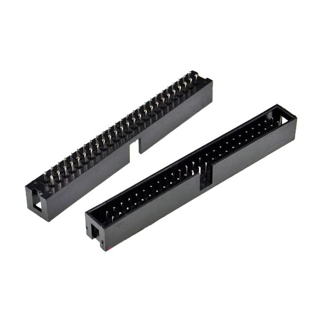 10pcs dc3-50p 2.54MM Pitch JTAG ISP Male Socket Straight IDC Box headers PCB Connector Double Row 2x25PIN DC3 50 PIN 50P Header