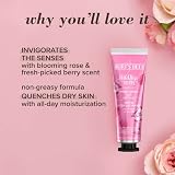 Burt's Bees Krem do rąk Wild Rose & Berry - 500436 krem do rąk z masłem shea - pielęgnacja dłoni do suchych rąk
