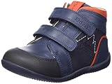 Kickers BIKRO Mountain, Plat Oxford Bébé garçon, Marine Orange, 20 EU