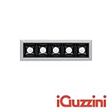 iguzzini 4000 K CRI 95 Iguzzini MK49 Laser Blade Einbauleuchte, LED 10 W 4000 K 920LM grau schwarz