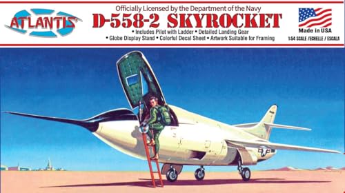 アトランティスモデル Atlantis 1/54 D-558-2 Sky Rocket Plastic Model ATLAMC213 (Airplane) - Image 4
