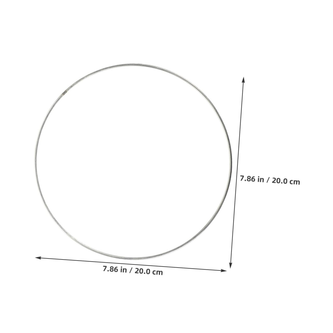 Amosfun Erstellen Sie Einzigartige 20 Stück Metall Floral Hoop Kranz Formen Handwerk