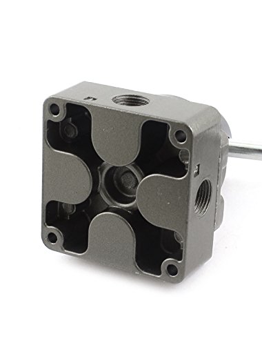 Vanne à commande manuelle HV-03 avec levier rotatif fluide 3/8PT 4/3
