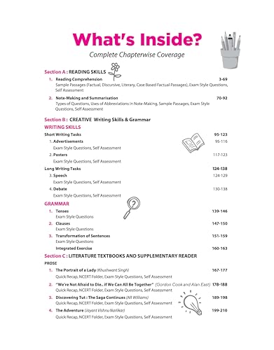 Image of Arihant All in One English Core Class 11 for CBSE Exam 2026-27 | NCERT Based Complete Theory, Practice Exercises, CBQs, A-R, Sample Papers & Mind Maps | Revised Edition as per Syllabus