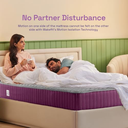 Image of Wakefit Ortho ActiveCool Twin Size Mattress, Gel Memory Foam Mattress for Cool Sleep & Pressure Relief, Medium Firm Mattresses Mattress-in-a-Box /Pressure Relieving (75x39x10)