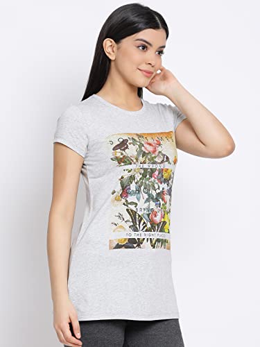 Image of Lyra Women's Cotton Regular Fit T-Shirt