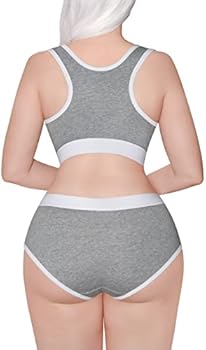 LittleForBig Dames Katoenen Camisole en Slipjes Sport Loungewear