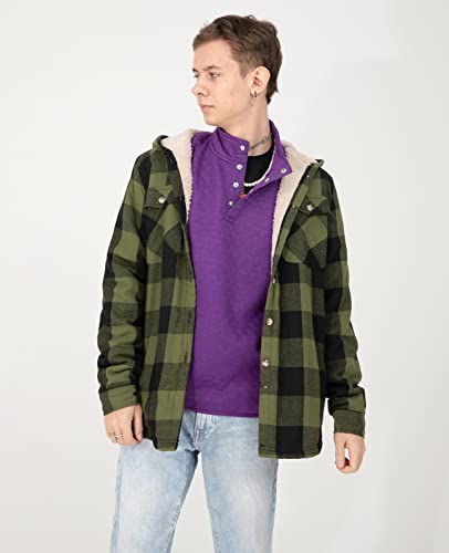Image of ZENTHACE Kids Ultra Soft Quilted 1 /4 Snap Fleece Pullover Sweatshirt Jacket Long Sleeve Mountain Outdoor Shirt