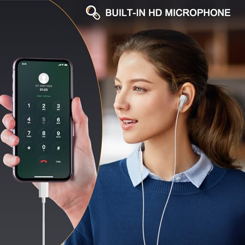 USB C Headphones Type C Earbuds for iPhone 17 Pro/ 17 Air 15/16 Pro/ 15 Pro Max,Microphone Noise Isolation Stereo Wired Earphones for Samsung Galaxy S26/S26+/S26 Ultra S25 S24 S23 S22 Pixel 9 8a by Gsangoo - Used condition - Image 4
