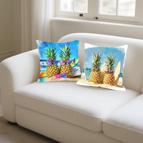 Housse coussin canapé extérieur imperméable en lin texturé haut de gamme