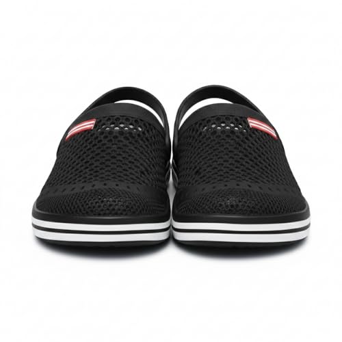 Image of Mens Casual EVA Clogs for Youth & College Boys - Lightweight Breathable Summer Sandals Flip Flops - Anti Skid Waterproof Slip On Walking Shoes for Beach, Bathroom, Outdoor Comfort Footwear