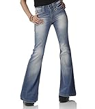  Comycom Hellblaue Damen Jeansschlaghose Star 72 28/32