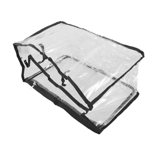 Transparent Beach Bag Reusable Tote for Organizing Essentials Lightweight Carrying Bag for Beach Trips Travel and Outdoor Use