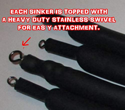 Dragging Drift Sinkers Flexible Snagless Catfish Bottom Bouncing 1Oz 2Oz 4Oz (2) #TOP1