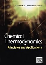 Chemical Thermodynamics: Principles and Applications