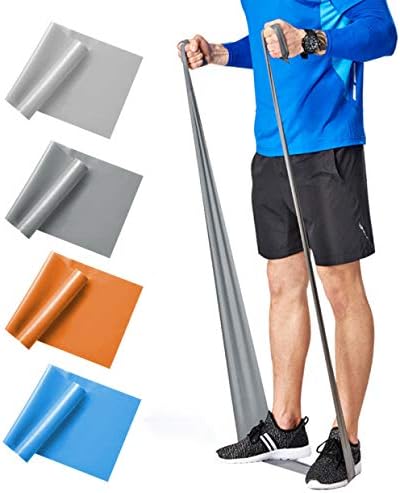 HuiYee Resistance Bands Set | Exercise Bands, Professional Natural Latex Elastic Band for Upper & Lower Body Exercise, Stretching, Strength Training, Physical Therapy, Home Fitness