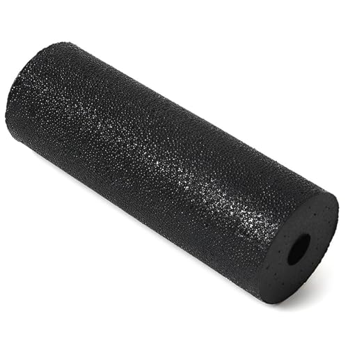 Foam Roller, High Density EPP Muscle Roller, 15 cm Empty Hearted Wobble Roll, Small Foam Rollers, Deep Tissue Muscle Massage, for Back Pain or Muscle Massage(Black)