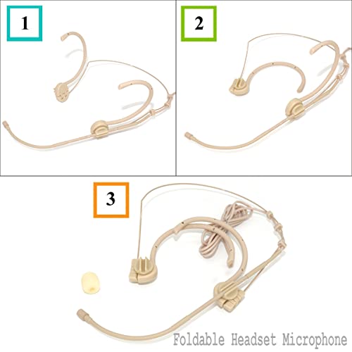 Microphone pliable omnidirectionnel avec câble de 1,2m TA4F pour système sans fil Shure