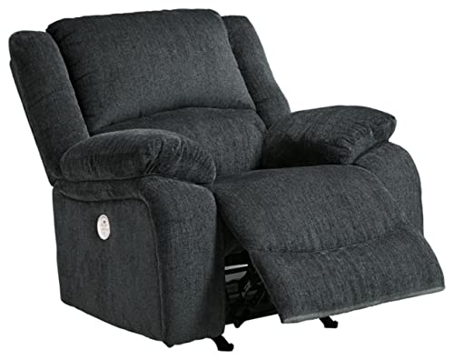 Signature Design By Ashley Draycoll Contemporary Power Rocker Recliner, Dark Gray #TOP3