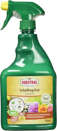 Substral Naturen Schädlingsfrei Zierpflanzen, 750ml Sprühflasche - natürliches Mittel gegen Schädlinge an Pflanzen