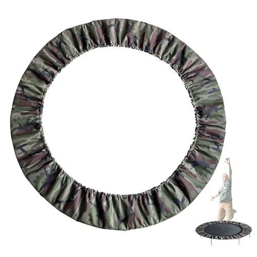 Mini Trampoline Spring Cover 36 38 40 45 60inch Small Trampoline Pad Replacement 3 Layers Thickened & Widened, 800D Tear-Resistant Oxford Cloth, fit Indoor Trampoline for Toddlers ,Camouflage,101cm(40