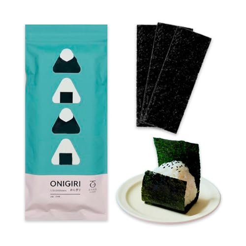 Premium Japanese Roasted Seaweed for Onigiri – Pre-Cut for Rice